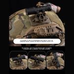 WST Universal Helmet Tactical Light Adapter, VELCRO Mount – Tan - obrazek 6