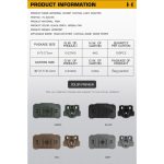WST Universal Helmet Tactical Light Adapter, VELCRO Mount – Black - obrazek 7