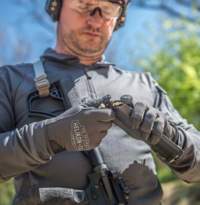 HELIKON RANGEMAN Shooting Gloves - Black - obrazek 6