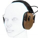 EARMOR M300T Bluetooth Electronic Hearing Protector - Coyote Brown - obrazek 6