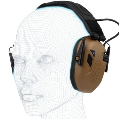 EARMOR M300T Bluetooth Electronic Hearing Protector - Coyote Brown M300T-CB asgbox.pl