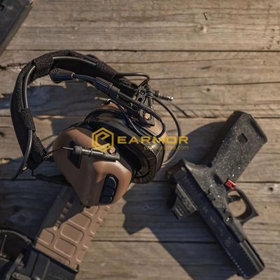 EARMOR M32 PLUS Electronic Tactical Headset - Tan M32-TN-PLUS asgbox.pl EARMOR M32 PLUS Electronic Tactical Headset - Tan M32-TN-PLUS asgbox.pl