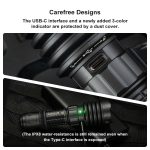 OLIGHT Flashlight WARRIOR X 4 KIT 2600 lm - Black - obrazek 9