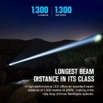 OLIGHT Flashlight JAVELOT Turbo 1300 lm - Black - obrazek 10