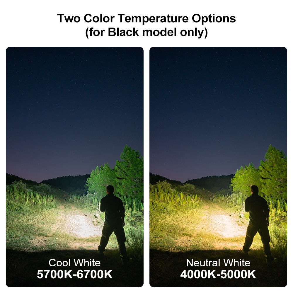 OLIGHT Flashlight ARKFELD Pro UV 1300 lm, Green Laser - Black OLIGHT021 asgbox.pl OLIGHT Flashlight ARKFELD Pro UV 1300 lm, Green Laser - Black - obrazek 8