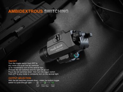 FENIX GL23R TACTICAL LIGHT WITH Green LASER SIGHT - obrazek 6