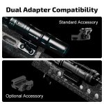 OLIGHT Rifle Flashlight ODIN Mini 1250 lm, M-LOK Mount - Tan - obrazek 9