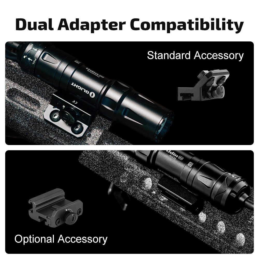 OLIGHT Rifle Flashlight ODIN Mini 1250 lm, M-LOK Mount - Tan OLIGHT007-TAN asgbox.pl OLIGHT Rifle Flashlight ODIN Mini 1250 lm, M-LOK Mount - Tan - obrazek 9