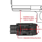 OLIGHT Pistol Flashlight Valkyrie PL-3R 1500 lm - Tan - obrazek 6