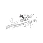 VO 30mm X-ACCU Mount Assembly Kit (4 Screws Ring) - Black - obrazek 8