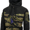 HELIKON ROGUE Hoodie (FullZip)(R) - Black/US Woodland OD-A-BL-RHF-PO-0103A-B03 asgbox.pl