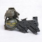 FMA Frag Grenade Tac MOLLE Holster M67 - Black - obrazek 6
