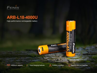 Charging battery USB-C Fenix 18650 4000 mAh (Li-Ion) - obrazek 7