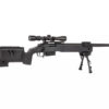 SA M40A5 (SA-S03 CORE(TM)) Sniper Rifle with Accessories - Black OD-A-SPARMS285-BK asgbox.pl