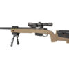 SA M40A5 (SA-S03 CORE(TM)) Sniper Rifle with Accessories - Tan OD-A-SPARMS285-TAN asgbox.pl