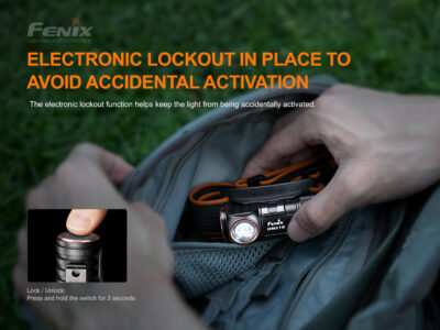 FENIX HM51R Ruby V2.0 RECHARGEABLE HEADLAMP - Full Black - obrazek 11