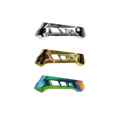 Alternative view of CTM Hi-Capa Pistol CNC Magwell - Electroplated Chameleon