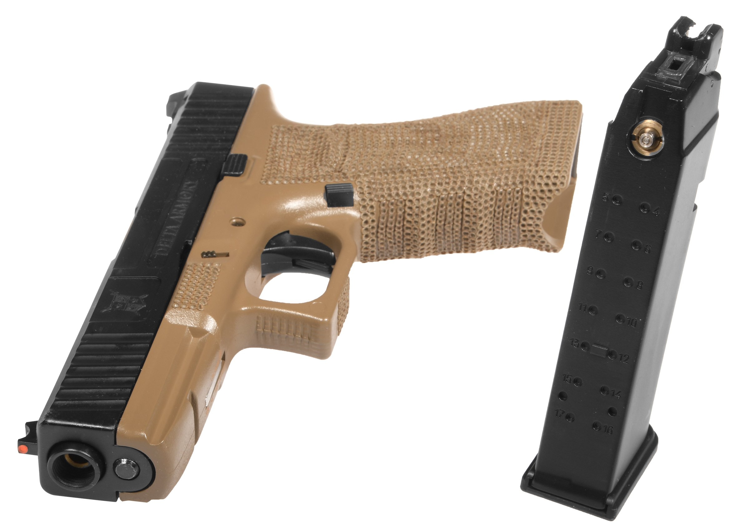 Delta Armory GBB P04 G-series Pistol - Tan OD-A-DA029-TAN asgbox.pl Delta Armory GBB P04 G-series Pistol - Tan - obrazek 15