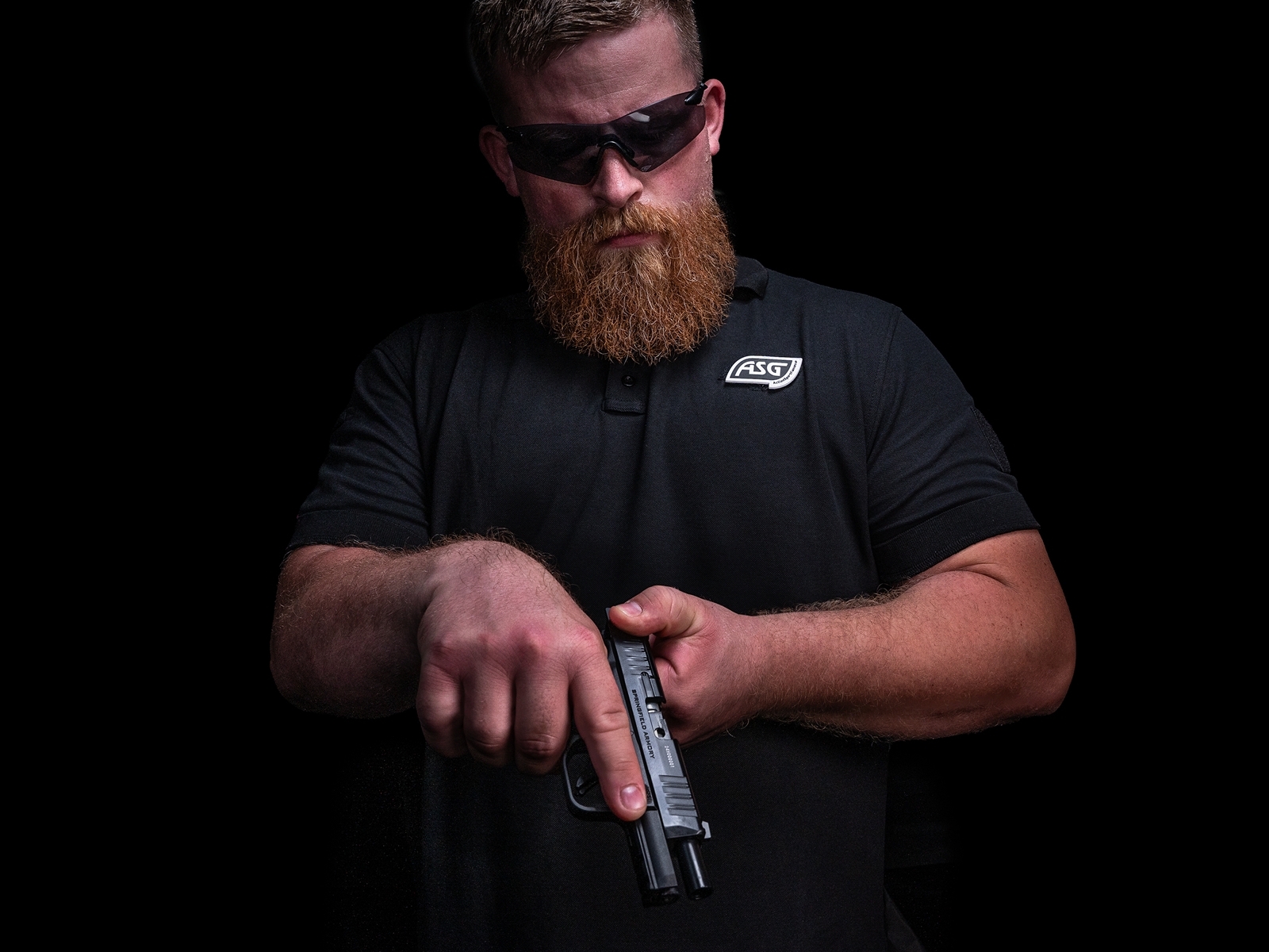 ASG Springfield Armory HellCat Pro, CO2 Blowback, Metal Slide - Black OD-A-ASG364 asgbox.pl ASG Springfield Armory HellCat Pro, CO2 Blowback, Metal Slide - Black - obrazek 14