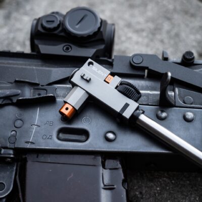 Silent Industries AEG / HPA AK ALPHA CNC Hop-up Chamber - Grey OD-A-SI-AK-ALPHA asgbox.pl Silent Industries AEG / HPA AK ALPHA CNC Hop-up Chamber - Grey OD-A-SI-AK-ALPHA asgbox.pl