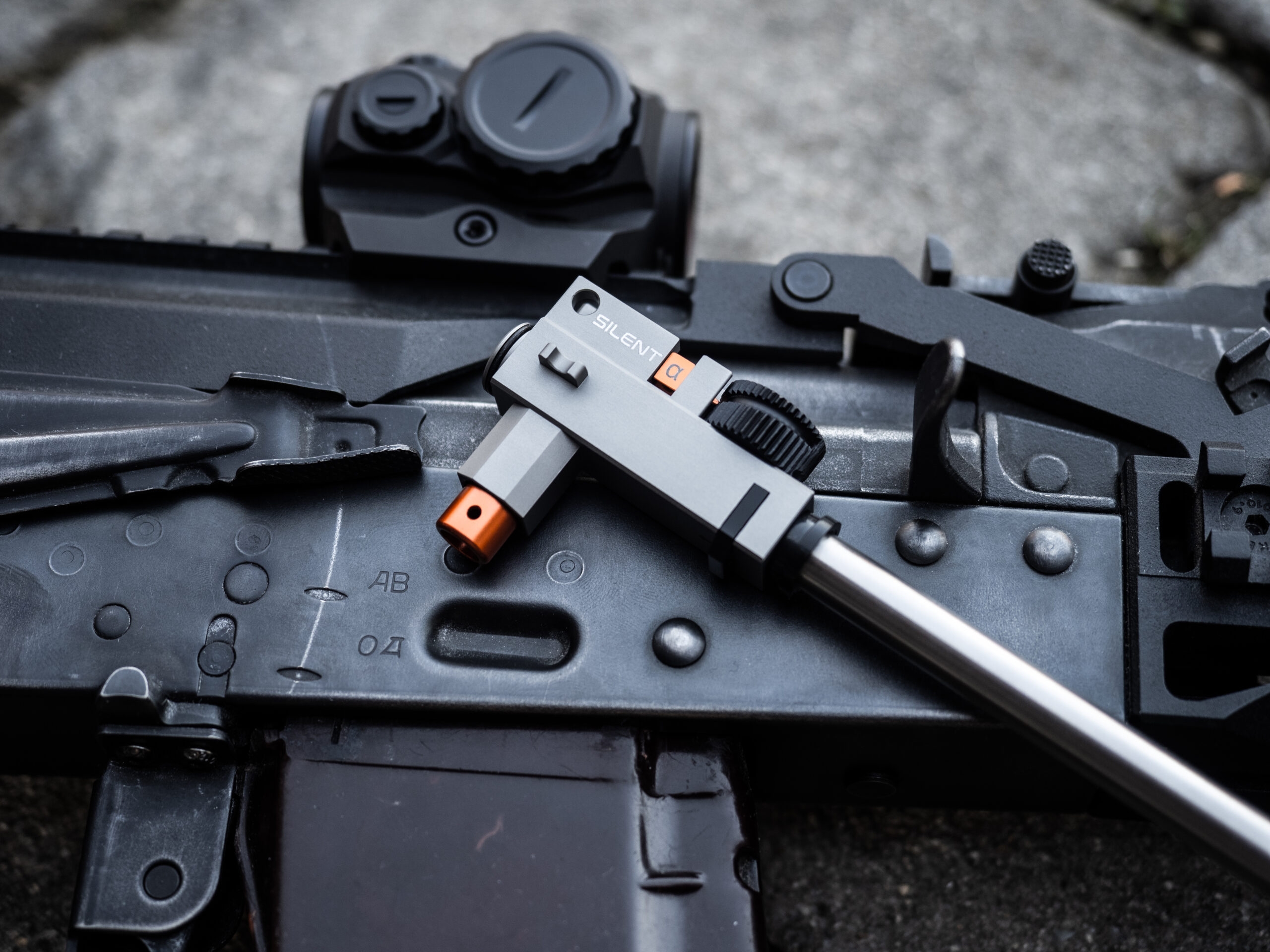 Silent Industries AEG / HPA AK ALPHA CNC Hop-up Chamber - Grey OD-A-SI-AK-ALPHA asgbox.pl Silent Industries AEG / HPA AK ALPHA CNC Hop-up Chamber - Grey - obrazek 8