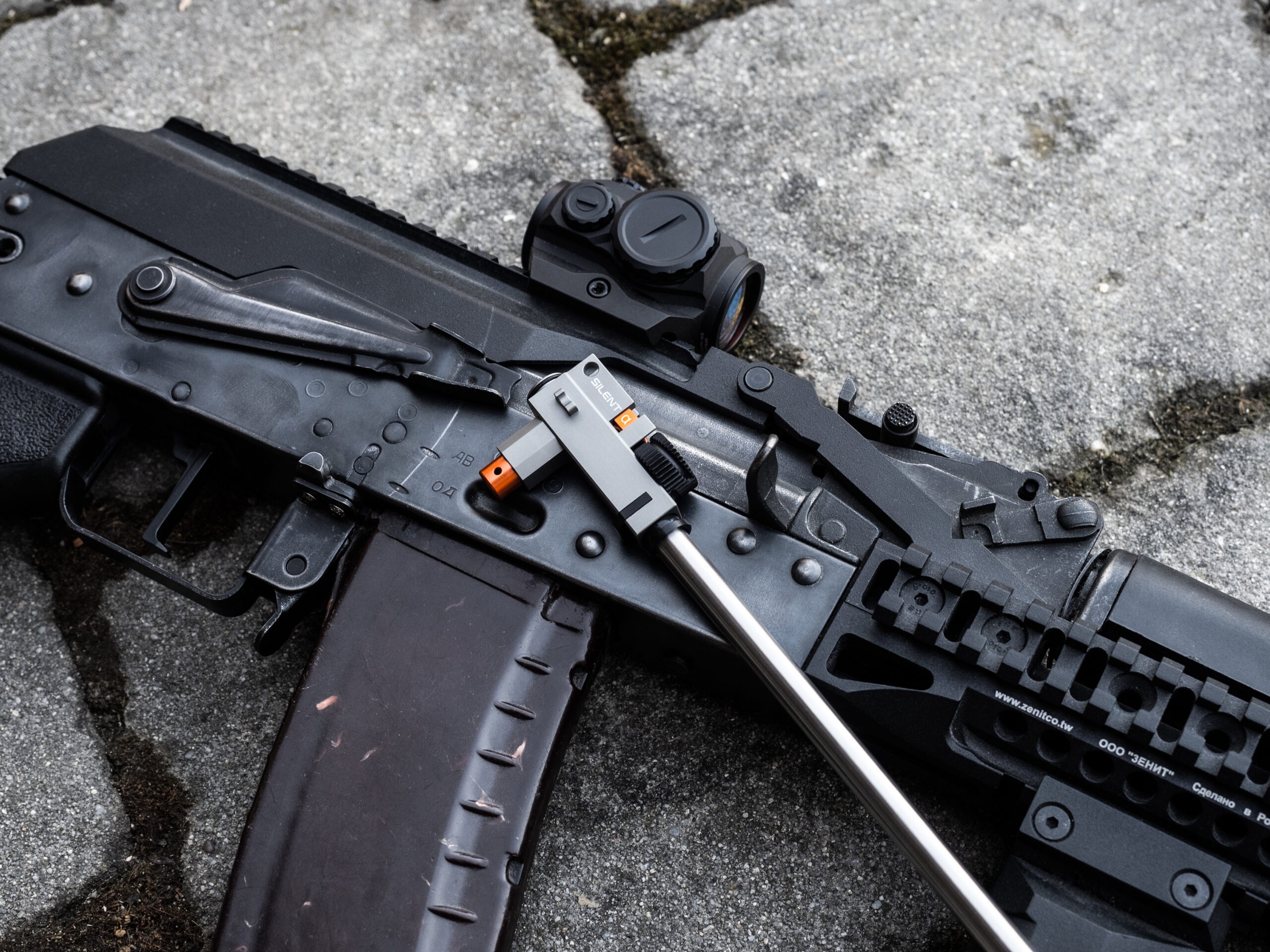 Silent Industries AEG / HPA AK ALPHA CNC Hop-up Chamber - Grey OD-A-SI-AK-ALPHA asgbox.pl Silent Industries AEG / HPA AK ALPHA CNC Hop-up Chamber - Grey - obrazek 11