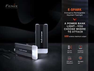 FENIX ​​​​E-SPARK Mini Lantern - Black - obrazek 6