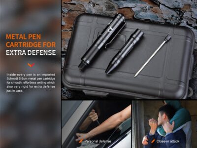 FENIX ​​​​T6 Tactical Pen with LED Flashlight - Black - obrazek 8