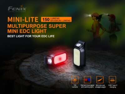 FENIX ​​​​MINI-LITE Rechargeable Flashlight - Black - obrazek 10