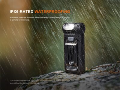 FENIX Rechargeable Flashlight SW05R-RED (White / Red Light) - Green - obrazek 6