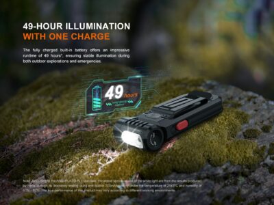 FENIX Rechargeable Flashlight SW05R-RED (White / Red Light) - Green - obrazek 7
