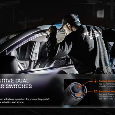 FENIX Rechargeable LED Flashlight PD35R - Black OD-A-PD35R asgbox.pl FENIX Rechargeable LED Flashlight PD35R - Black OD-A-PD35R asgbox.pl