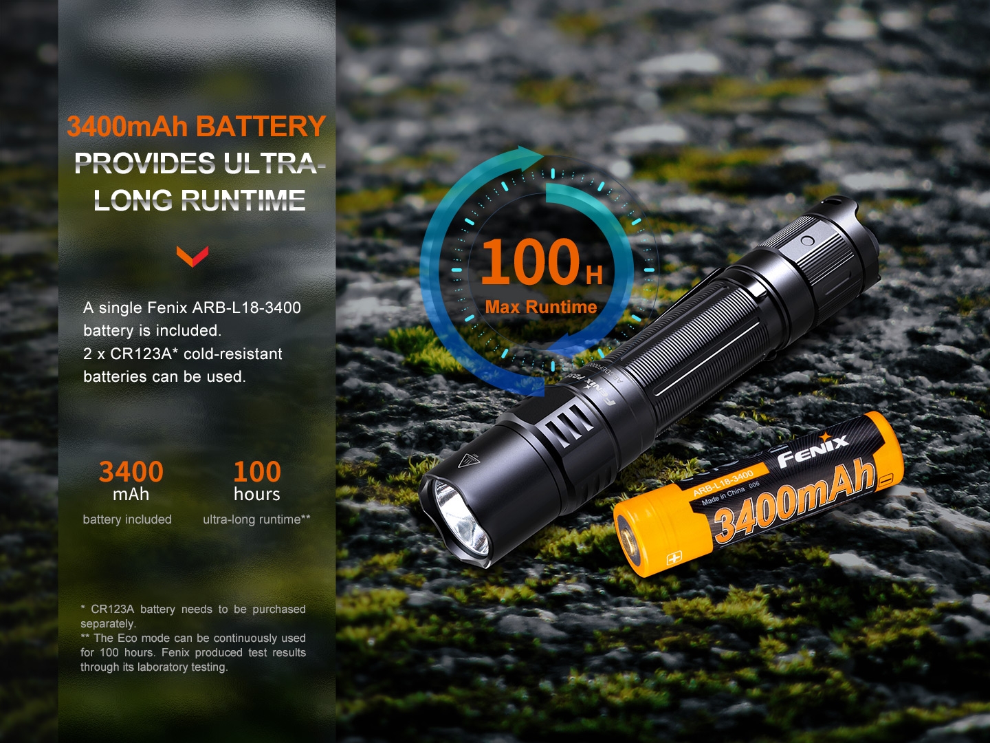 FENIX Rechargeable LED Flashlight PD35R - Black OD-A-PD35R asgbox.pl FENIX Rechargeable LED Flashlight PD35R - Black - obrazek 10