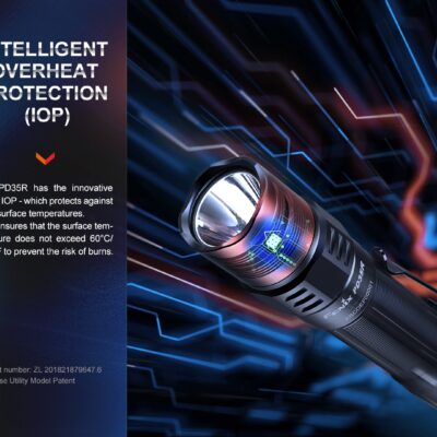 FENIX Rechargeable LED Flashlight PD35R - Black OD-A-PD35R asgbox.pl FENIX Rechargeable LED Flashlight PD35R - Black OD-A-PD35R asgbox.pl