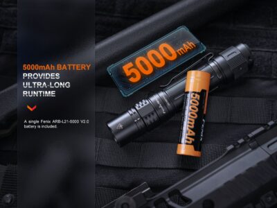 FENIX Rechargeable LED Flashlight PD36R PRO - Black - obrazek 8