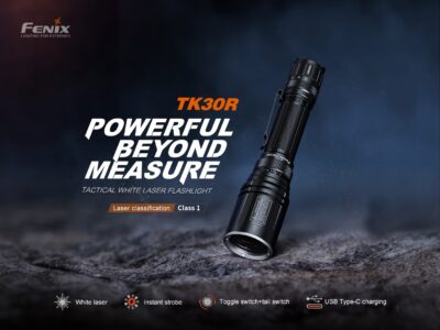 FENIX Rechargeable Laser LEP Flashlight TK30R - Black - obrazek 7