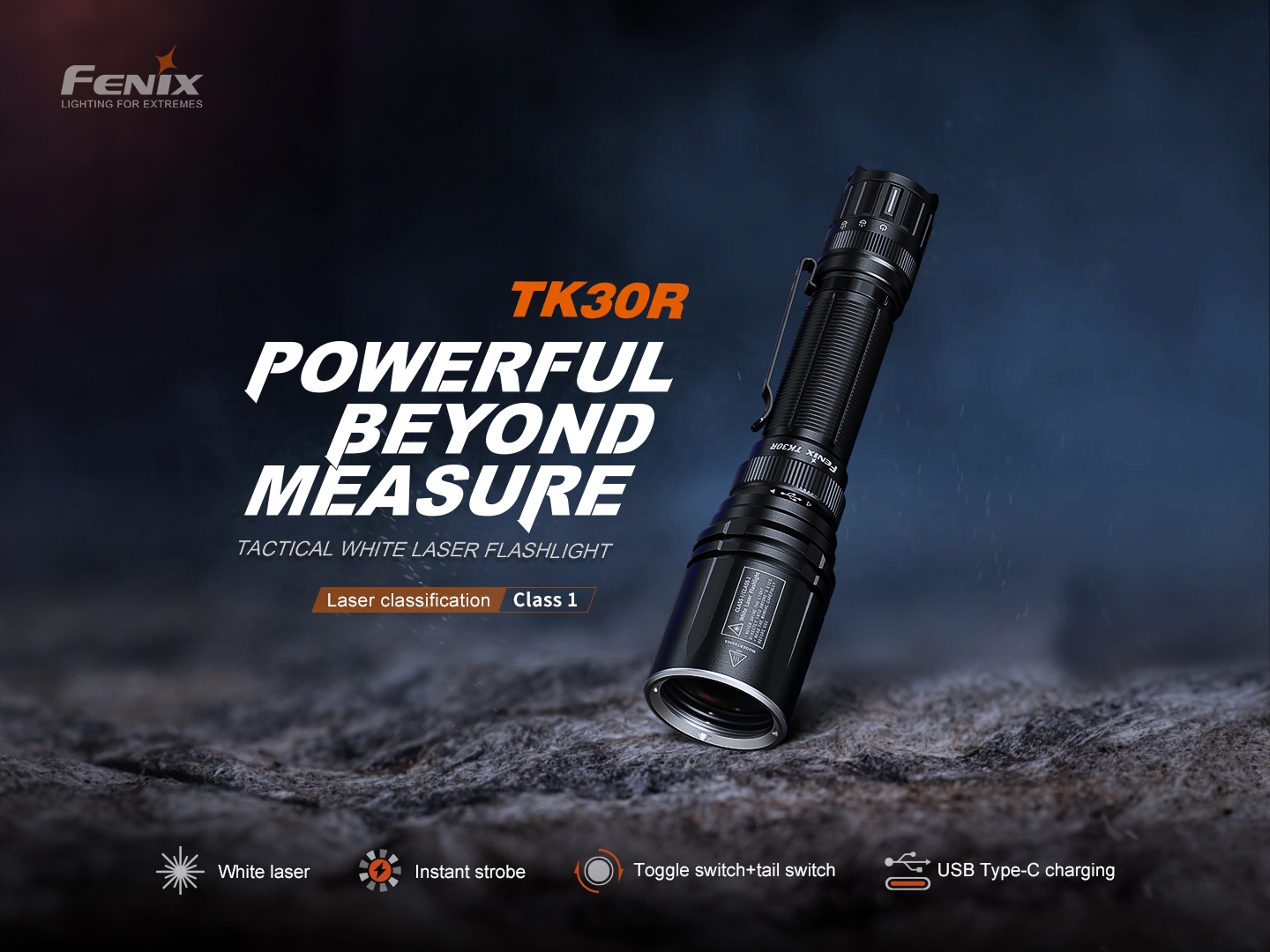 FENIX Rechargeable Laser LEP Flashlight TK30R - Black OD-A-TK30R asgbox.pl FENIX Rechargeable Laser LEP Flashlight TK30R - Black - obrazek 7