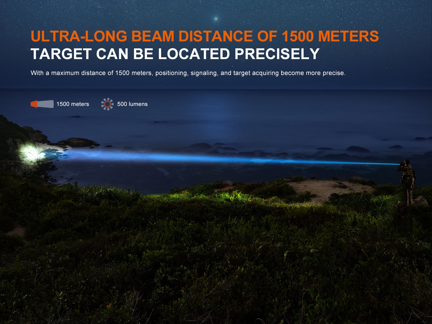 FENIX Rechargeable Laser LEP Flashlight TK30R - Black OD-A-TK30R asgbox.pl FENIX Rechargeable Laser LEP Flashlight TK30R - Black - obrazek 8