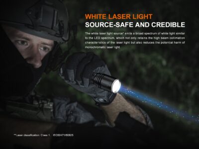 FENIX Rechargeable Laser LEP Flashlight TK30R - Black - obrazek 9