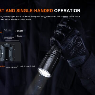 FENIX Rechargeable Laser LEP Flashlight TK30R - Black OD-A-TK30R asgbox.pl FENIX Rechargeable Laser LEP Flashlight TK30R - Black OD-A-TK30R asgbox.pl