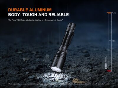 FENIX Rechargeable Laser LEP Flashlight TK30R - Black - obrazek 15