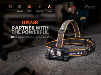 FENIX Rechargeable Headlamp HM75R - Black - obrazek 6