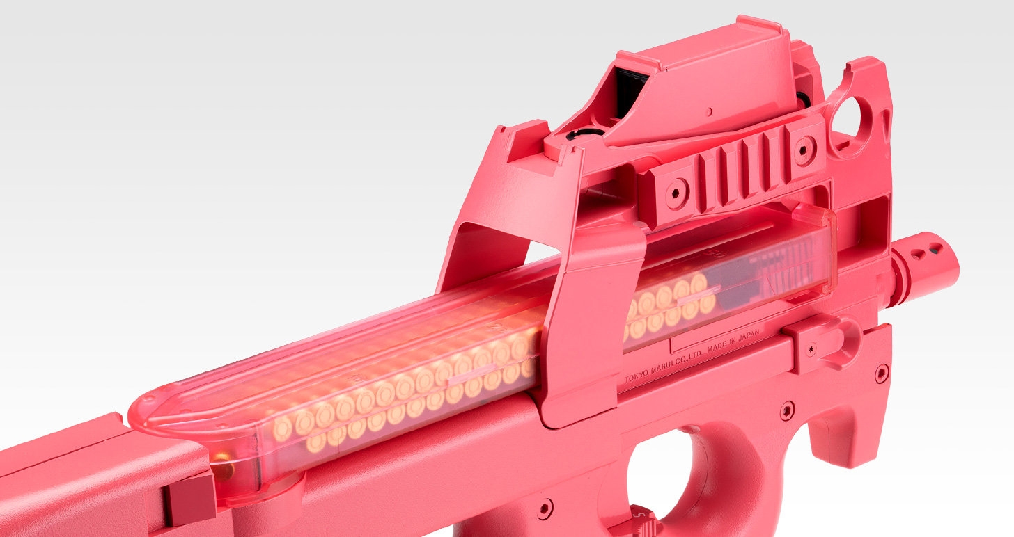 TM P90 Plus plus AEG LLENN, Gun Gale II Limited Edition - Pink EM00111 asgbox.pl TM P90 Plus plus AEG LLENN, Gun Gale II Limited Edition - Pink - obrazek 8