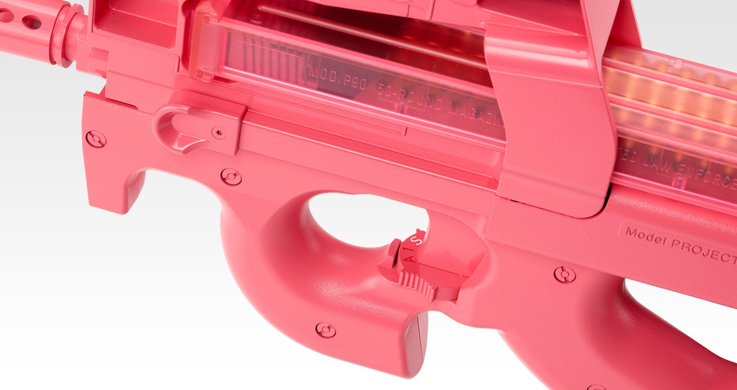 TM P90 Plus plus AEG LLENN, Gun Gale II Limited Edition - Pink EM00111 asgbox.pl TM P90 Plus plus AEG LLENN, Gun Gale II Limited Edition - Pink - obrazek 9