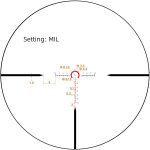 VO TAURON 1-6x24 G2 FFP LPVO Rifle Scope – Black - obrazek 10