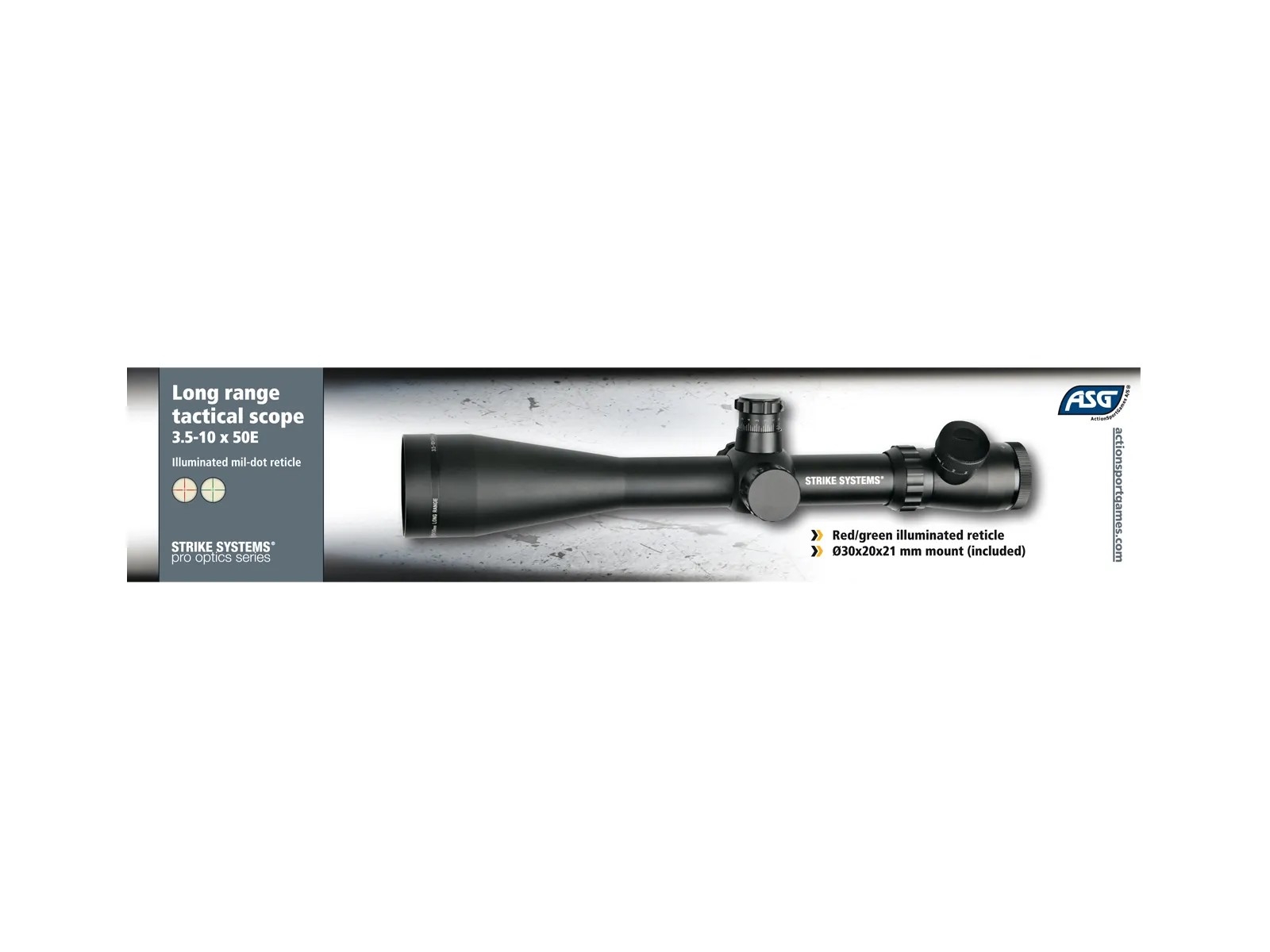 STRIKE MARK-4 Riflescope 3.5-10x50 mm M3 with Mount (30 mm) - Black OD-A-STRIKE040 asgbox.pl STRIKE MARK-4 Riflescope 3.5-10x50 mm M3 with Mount (30 mm) - Black - obrazek 3