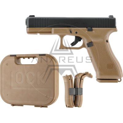 UMAREX / VFC Glock 17 Gen5 GBB Pistol French Edition - Black / Coyote