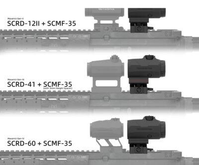 VO MAVERICK-IV 3x22 Magnifier Mini - Black - obrazek 10