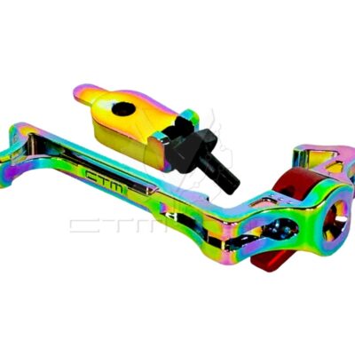 CTM REAPER AAP-01 Enlarged Charging Handle with Selector Switch - Electroplated Rainbow