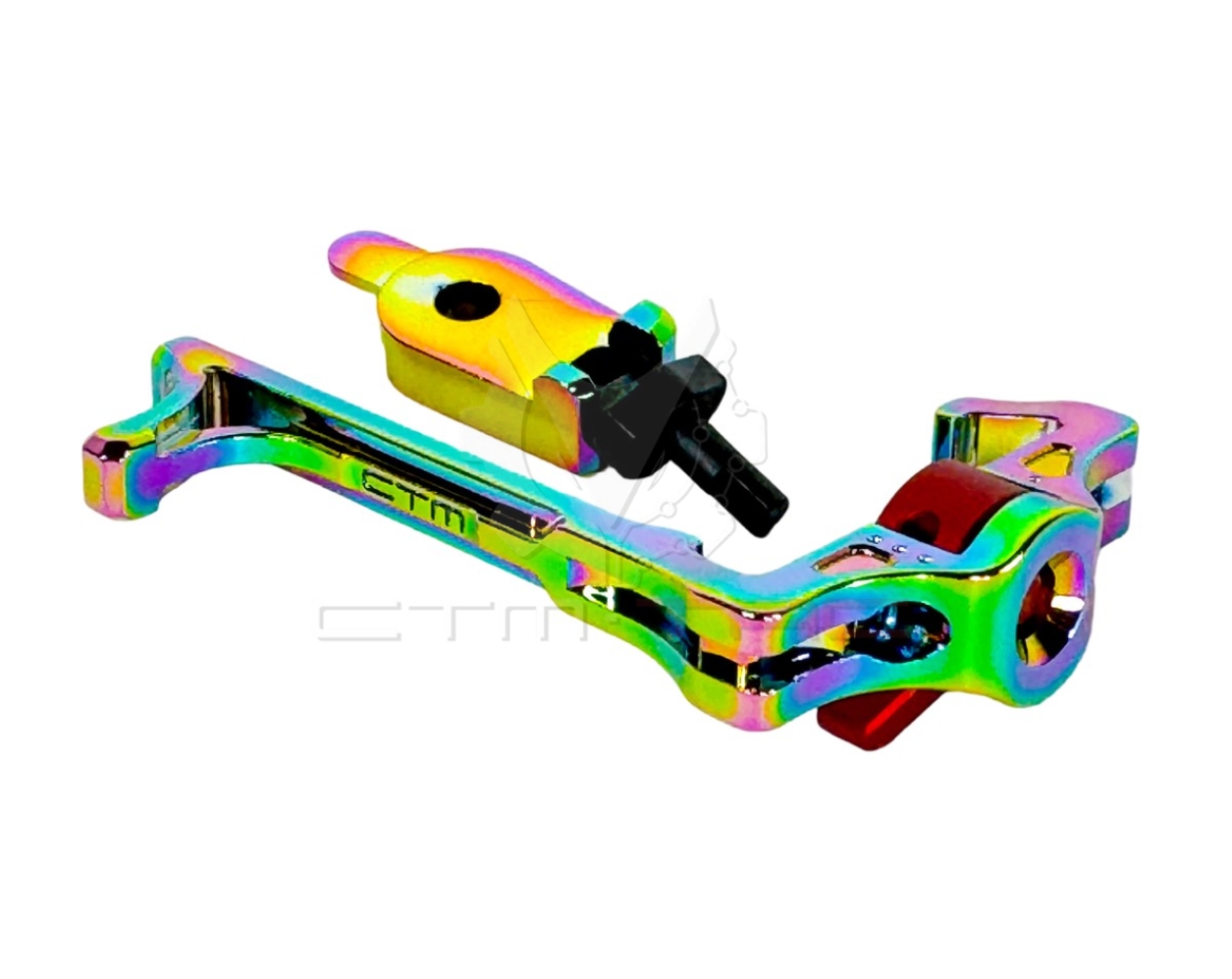 CTM REAPER AAP-01 Enlarged Charging Handle with Selector Switch - Electroplated Rainbow OD-A-CTM0085-ERNB asgbox.pl CTM REAPER AAP-01 Enlarged Charging Handle with Selector Switch - Electroplated Rainbow